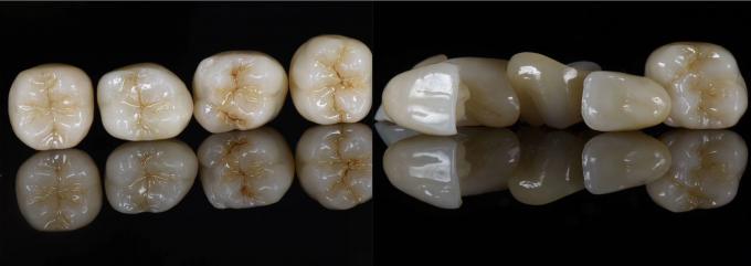 HT 98x10mm 1200MPA Translucent Zirconia Blocks For Dental Lab 1