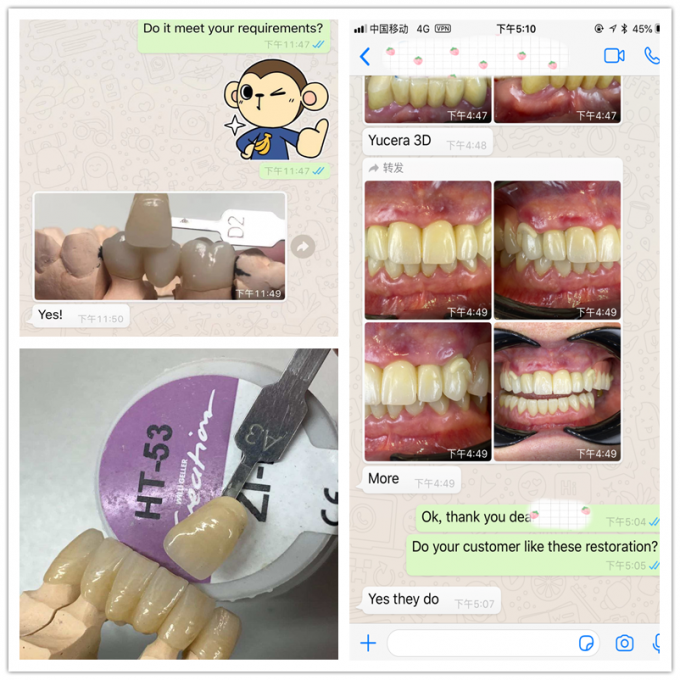 CAD CAM Milling Dental PMMA Block PMMA Disc For Dental Laborotory