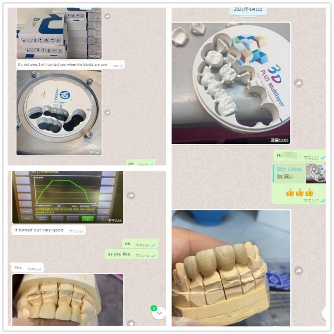 95mm CADCAM Zirkon Zahn Multilayer Zirconia Disc For Laboratorio Dental