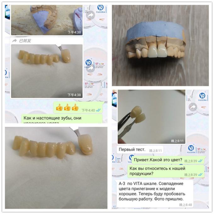95mm CADCAM Zirkon Zahn Multilayer Zirconia Disc For Laboratorio Dental