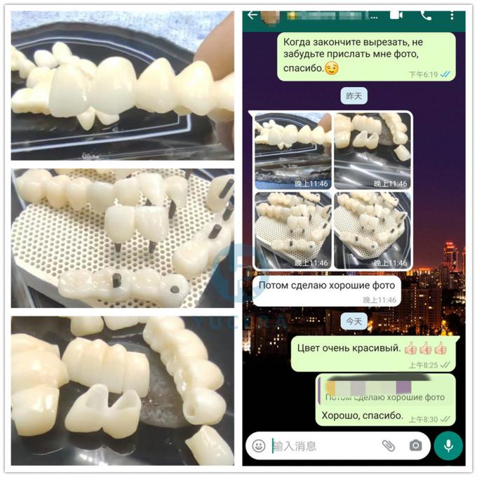 1200HV Dental Zirconia Disc For Cad Cam Cnc Milling Machine