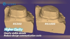 New Arrival:YRC-RS1000 Dental Model 3D Scanner!  5M highdefinition dual cameras, Precision up to 5μm