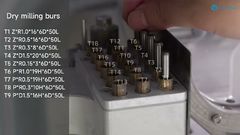 Installing YRC-8PRO Dry Cutting Burs | Step-by-Step Tutorial #yucera #dentalmillingmachine #shorts