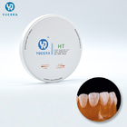 98x25mm 1200MPA HT 40% Translucent Dental Zirconia Block