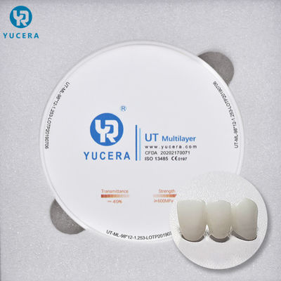 6.05g/cm³ Dental Zirconia Blank