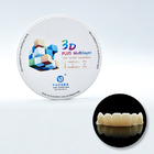 22mm 25mm Ceramic Dental Zirconia Block Self Colored ISO CE Certification used in Monolithic restorations and glazed