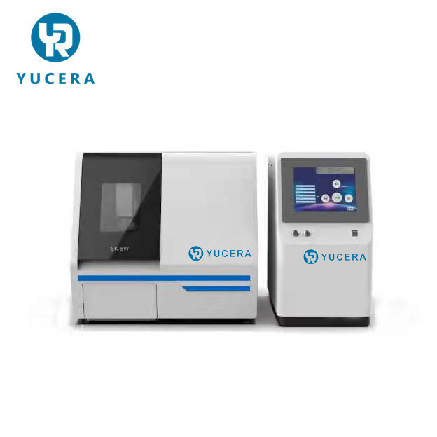 Yucera CAD CAM System 5 Axis Dental Milling Machine For Glass Ceramic Block