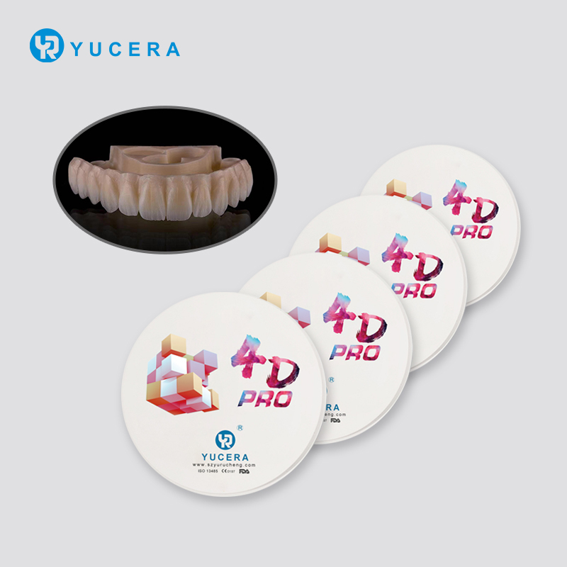 YRC 4D PRO Multilayer Zirconia Blocks for CAD CAM Dental Milling A2-D4 BL1-BL4