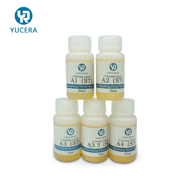 Yucera Zirconia Block Staining Solution 16+26 Colors 50ml