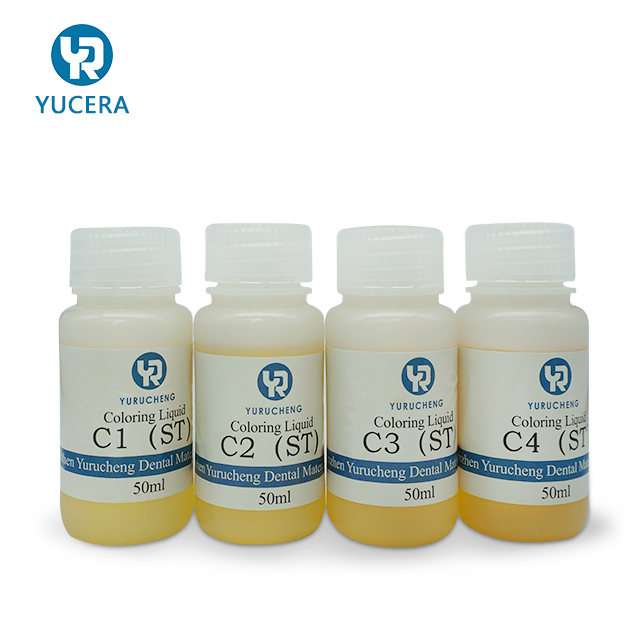 Yucera Zirconia Block Staining Solution 16+26 Colors 50ml