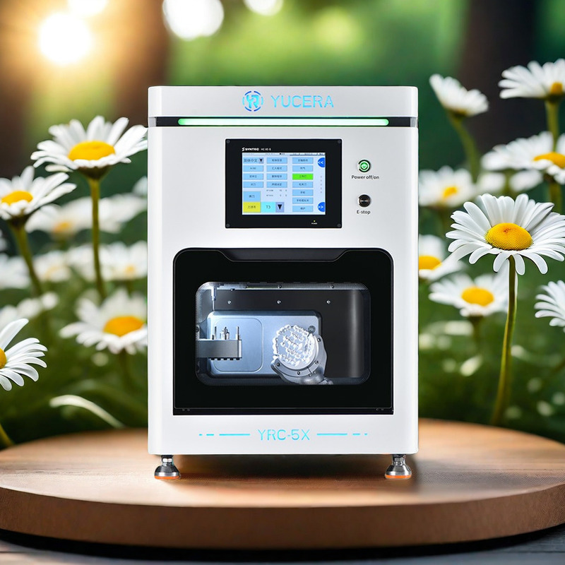 5-Axis Dental Milling Machine 1.5KW 220-230V for Crowns Bridges Abutments