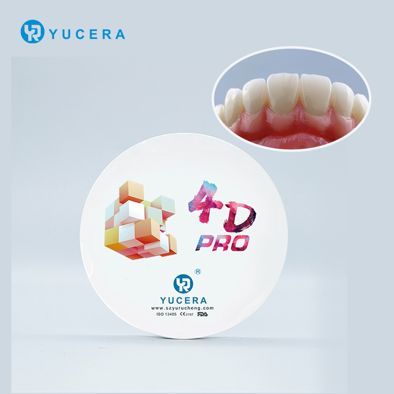 Professional Yucera Dental Zirconia Block Kit - 4D Pro Multilayer for CAD/CAM & Sintering Furnace Use