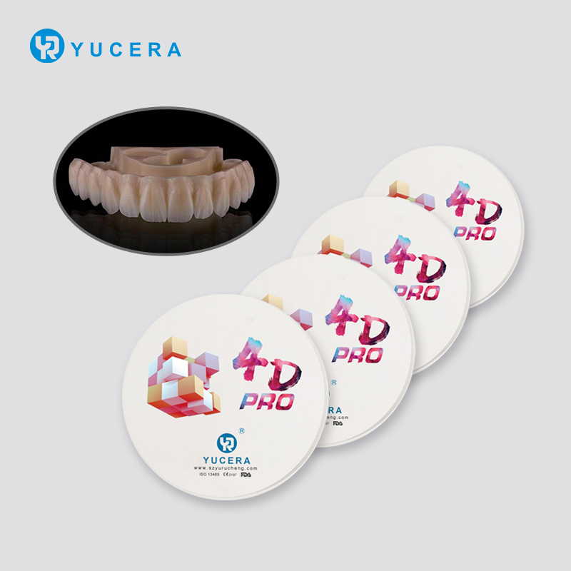 Professional Yucera Dental Zirconia Block Kit - 4D Pro Multilayer for CAD/CAM & Sintering Furnace Use