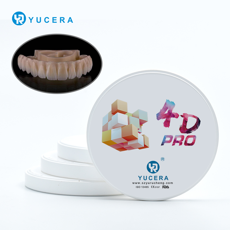 Yucera Cheap Multilayer Zirconia Blocks B1/C2 Colors 4D Dental CAD/CAM Accessories & Therapy Equipment