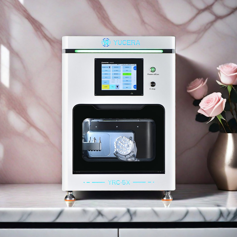 Yucera Newly Released 5 Axis Dental CNC Milling Machine Oral Therapy Equipment Accessories for Zirconia Metal CAD CAM Direct