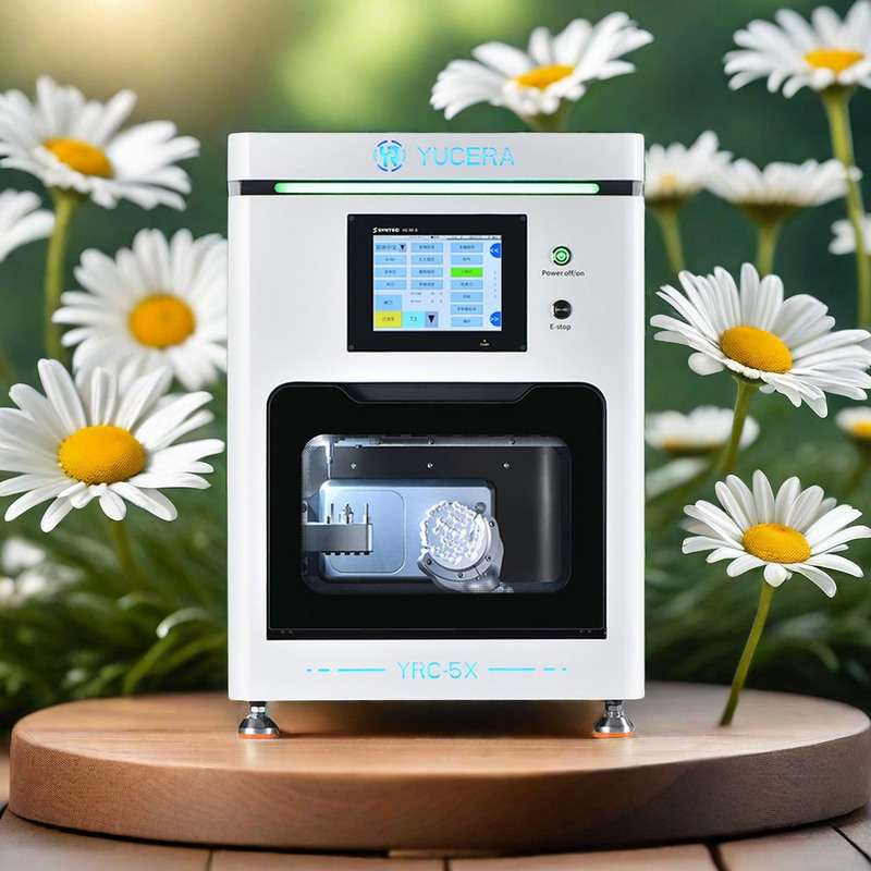 Yucera Newly Released 5 Axis Dental CNC Milling Machine Oral Therapy Equipment Accessories for Zirconia Metal CAD CAM Direct