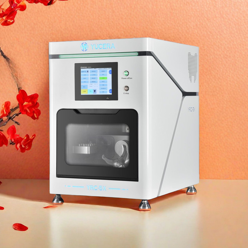 Yucera High Precision Dental Zirconia Milling Machine 5 Axis CNC for CAD CAM Crowns Prosthetics Design