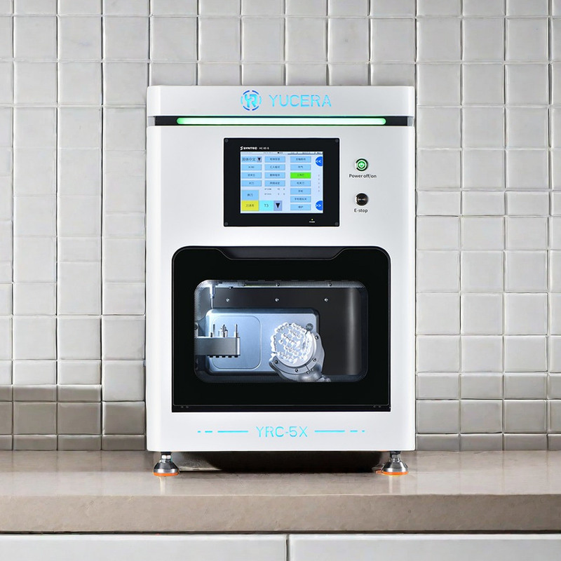 Yucera Factory Price Lab Dental Milling Machine 5 Axis Universal Cad Cam for Metal Dental Milling Machine