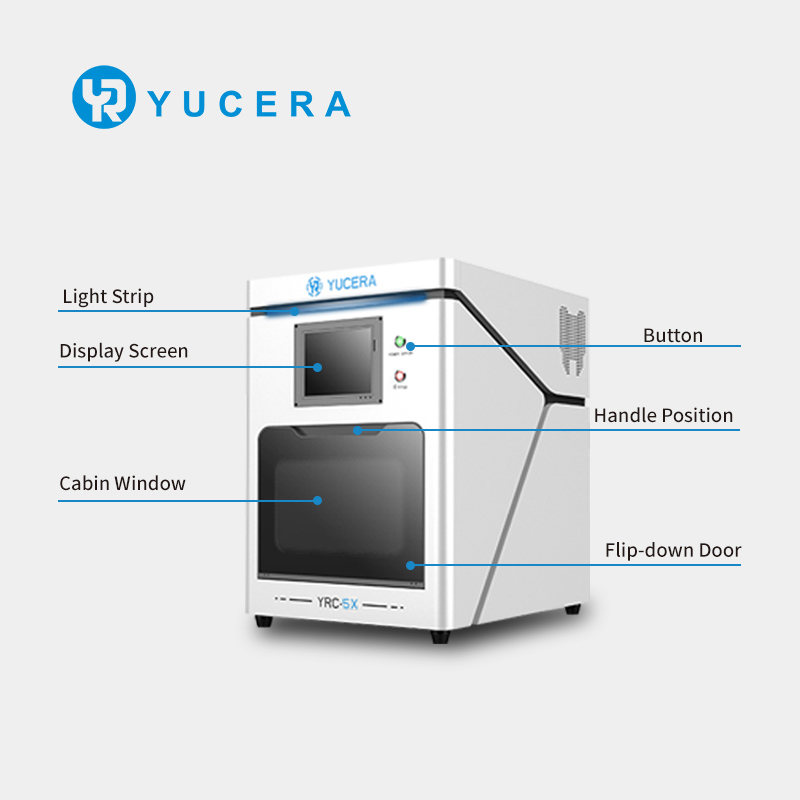 Yucera A51 A52 Five-Axis Zirconia Processing Machine Dental Milling Machine CE From Manufacturer