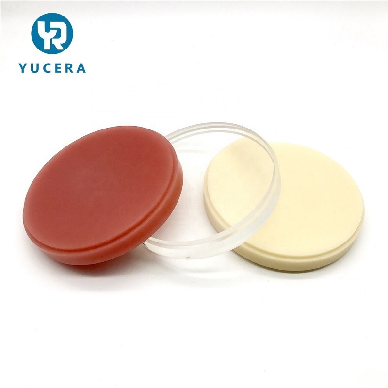 Dental Consumables  Cad Cam Milling Pmma Puck for Dental Lab Dental Resin Acrylic Disc Dental Pmma Block Temporary Denture