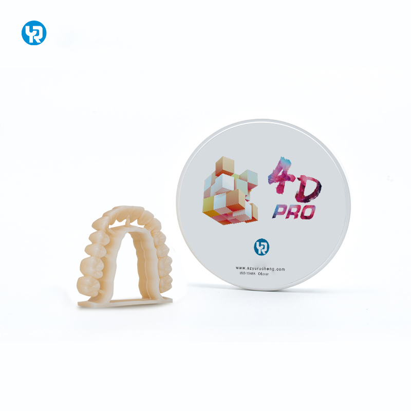 YR 98mm Zirconia Blocks Shade 4D Pro Artificial Teeth Dentures for Dental Milling & Sintering