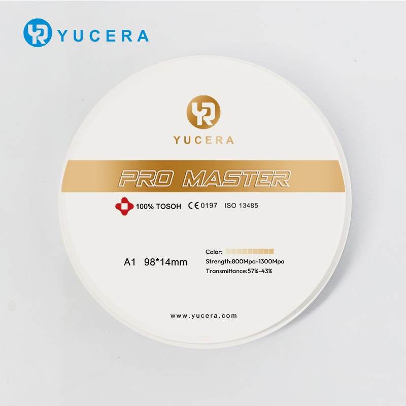 Yucera Pro Master A1/A2/A3 Multilayer Zirconia Blocks for Dental Lab Crown & Bridge