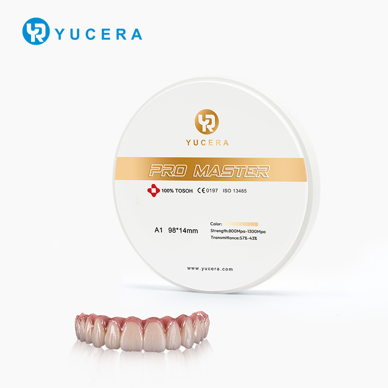 Yucera Pro Master Multilayer Zirconia Blocks - Optimized for Superior Dental Lab Performance