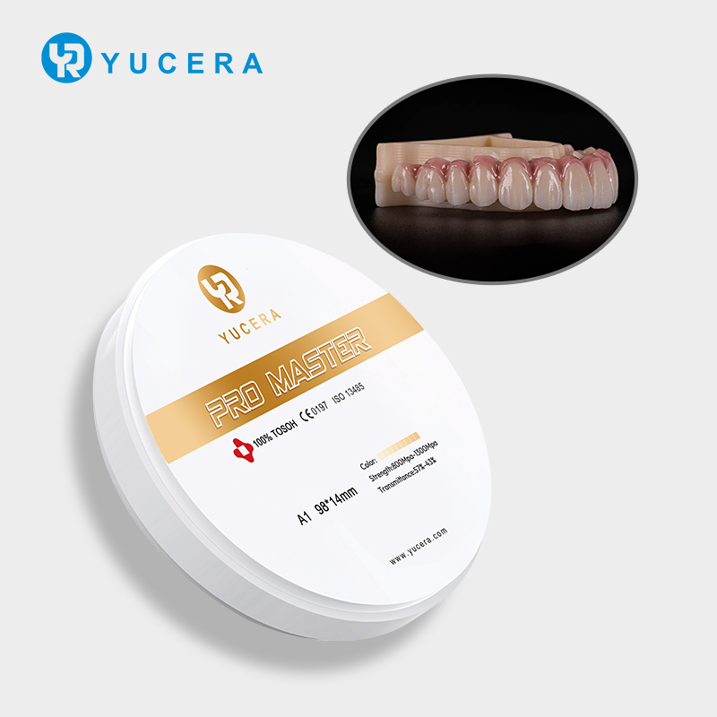 Yucera Pro Master Efficient Zirconia Blocks - Time and Cost - Saving in Dental Work