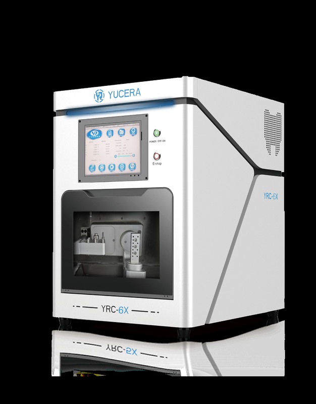 5-Axis Dental CAD/CAM Mill  YUCERA YRC-6X | ±5μm Accuracy | 10-Tool Auto-Changer