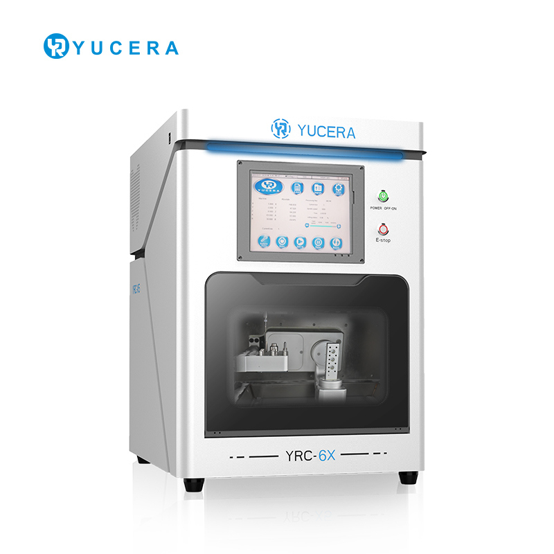 5-Axis Dental CAD/CAM Mill  YUCERA YRC-6X | ±5μm Accuracy | 10-Tool Auto-Changer