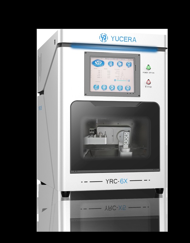 5-Axis Dental CAD/CAM Mill  YUCERA YRC-6X | ±5μm Accuracy | 10-Tool Auto-Changer