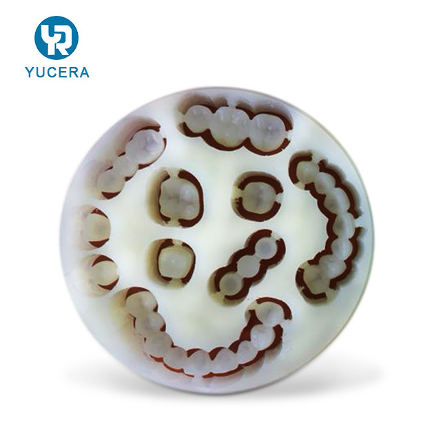 Open System 14mm 16mm 20mm YUCERA White Dental Wax Blocks