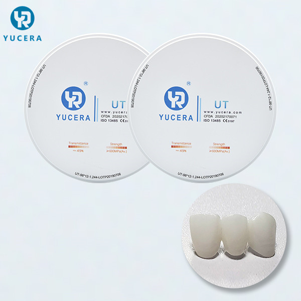 1450℃ 25mm Cad Cam Dental Zirconia Blank for Dental lab