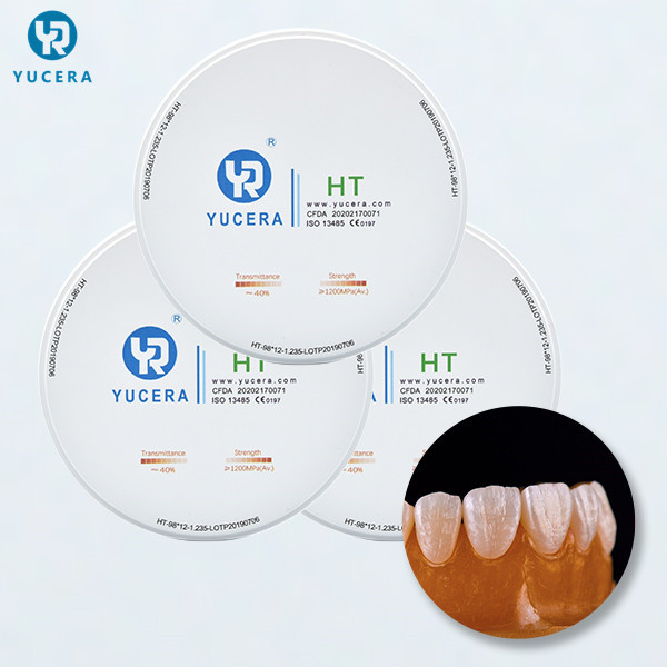 CAD CAM Open System Pre Sintered 1530℃ Dental Zirconia Disc