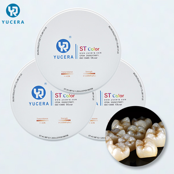Super Translucent Pre Shaded Zirconia Blocks For False Teeth