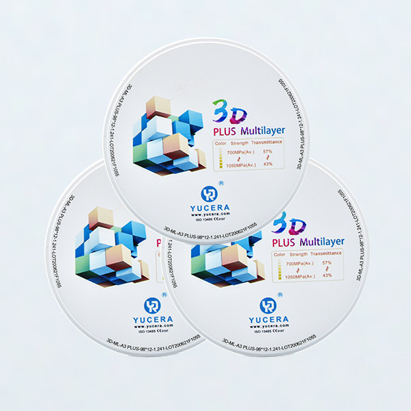 CE Certificate Dental Zirconia Block 3D Multilayer Dental Zirconia Dics