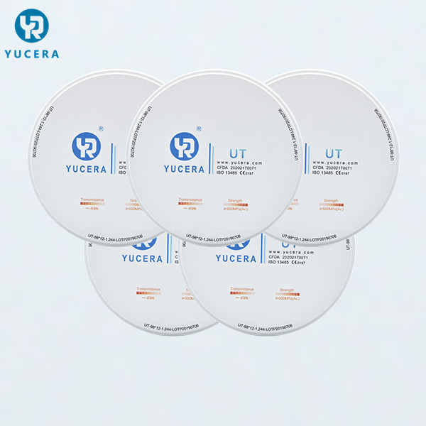 UT 49% Ultra Transmittance Dental Zirconia Blank For Dental Laboratory Ceramic