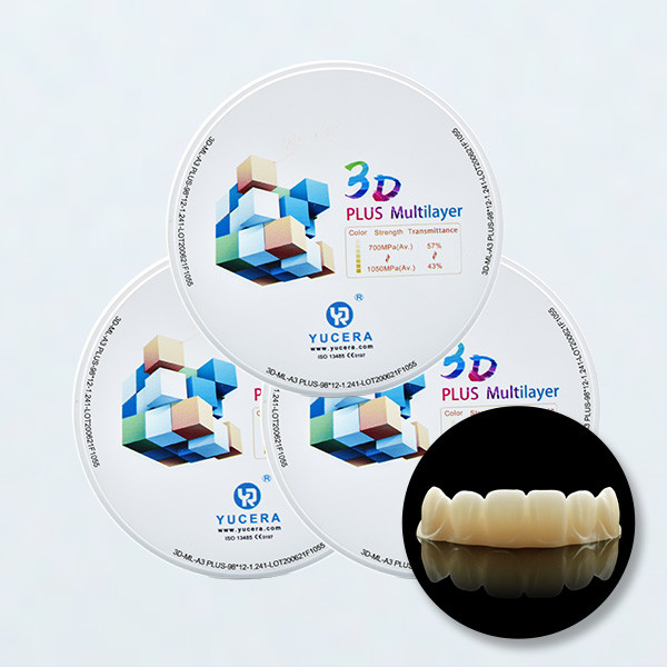 98mm Dental Zirconia Block Preshaded Sintering Dental Zirconia Discs