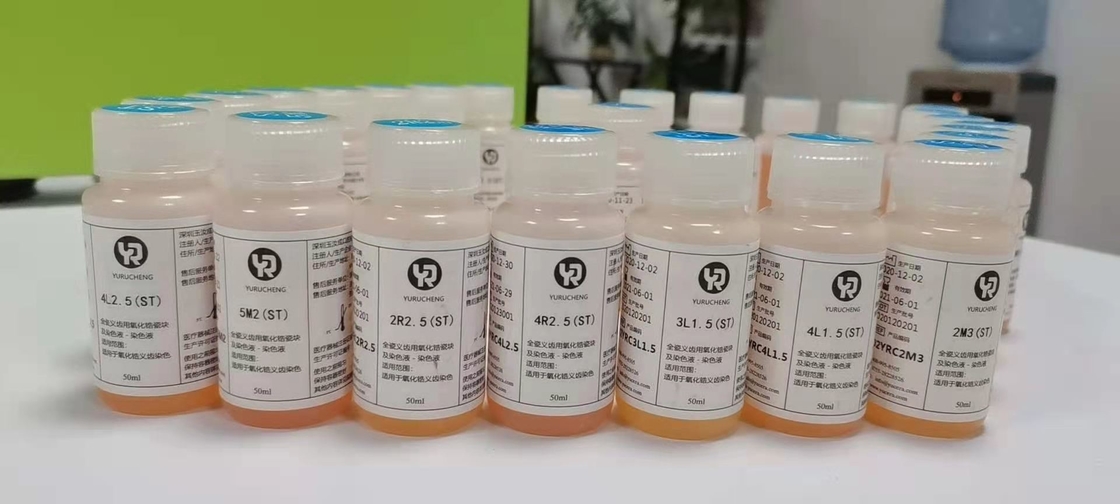 16 Coloring Dyeing Liquid Dental Zirconia Block For Cad Cam Tooth