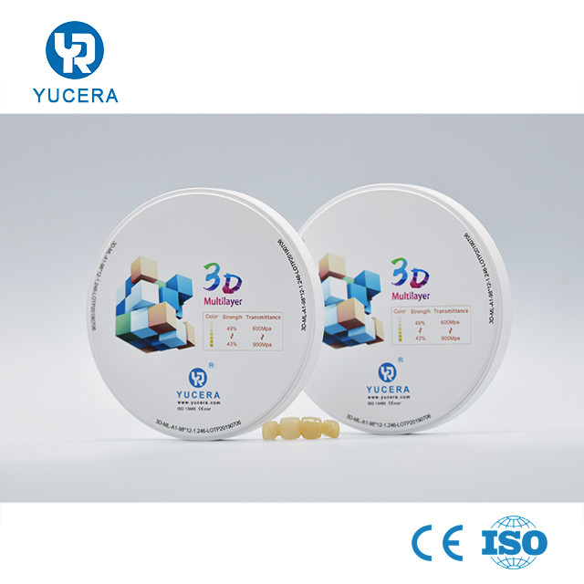 3D Pro Multilayer Zirconia Block Dental Lab Translucent Blocks