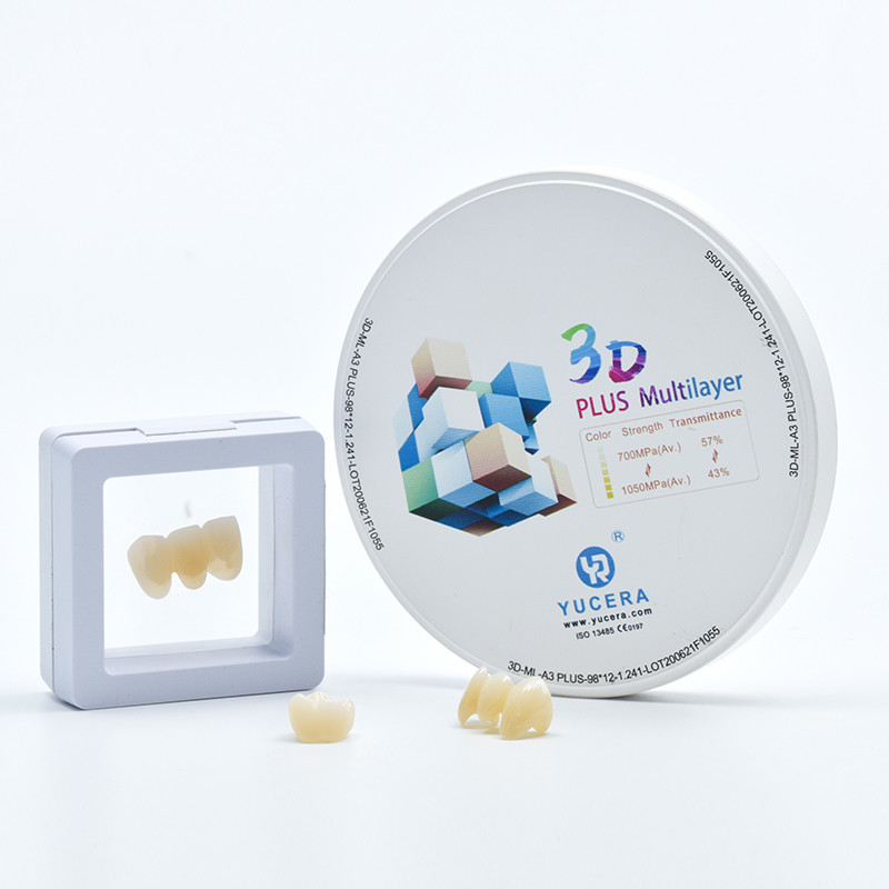 A1 A2 A3 3d Multilayer Zirconia Block Blank Disc For Laboratorio Dental