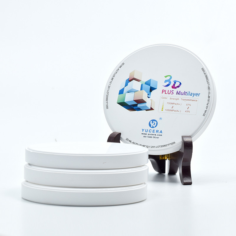 A1 A2 A3 3d Multilayer Zirconia Block Blank Disc For Laboratorio Dental