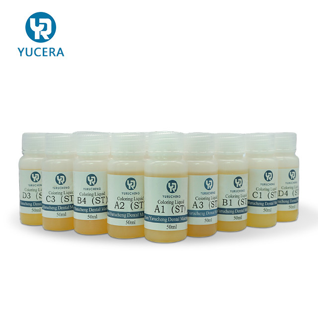White Zirconia Coloring Liquid Dental Ceramic Dyeing Solution MFDS