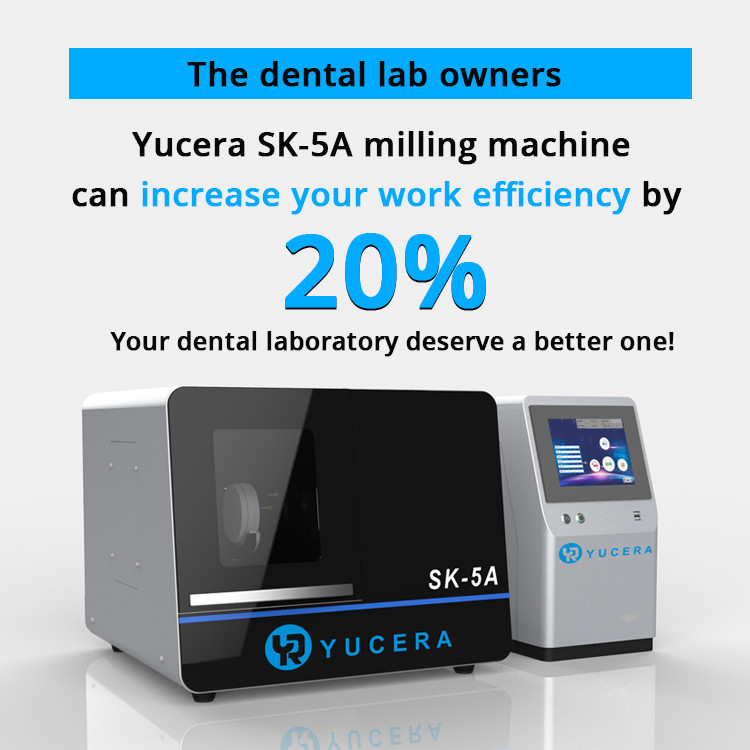 7.5 Bar Dental Milling Machine 800W 5 Axis Cad Cam Zirconia Blocks