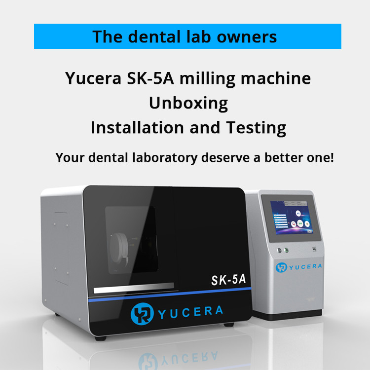 5 Axis Dental CAD CAM Milling Machine 800W 0.2mm Cutting Precision