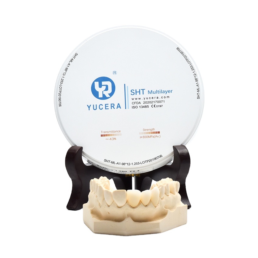 Yucera Dental SHT Multilayer Zirconia Blocks Zirconia Ceramic Block ...