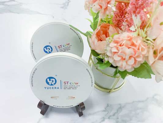 ST Color Pre Shaded Zirconia Blocks Dental CAD CAM System Dental Zirconia Ceramic Blocks